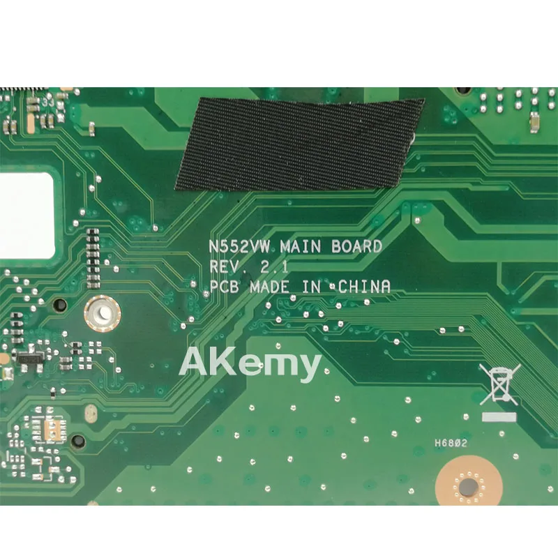  N552VX Motherboard For ASUS N552VW N552VX N552V N552 laptop mainboard I7-6700HQ GTX950M/4GB
