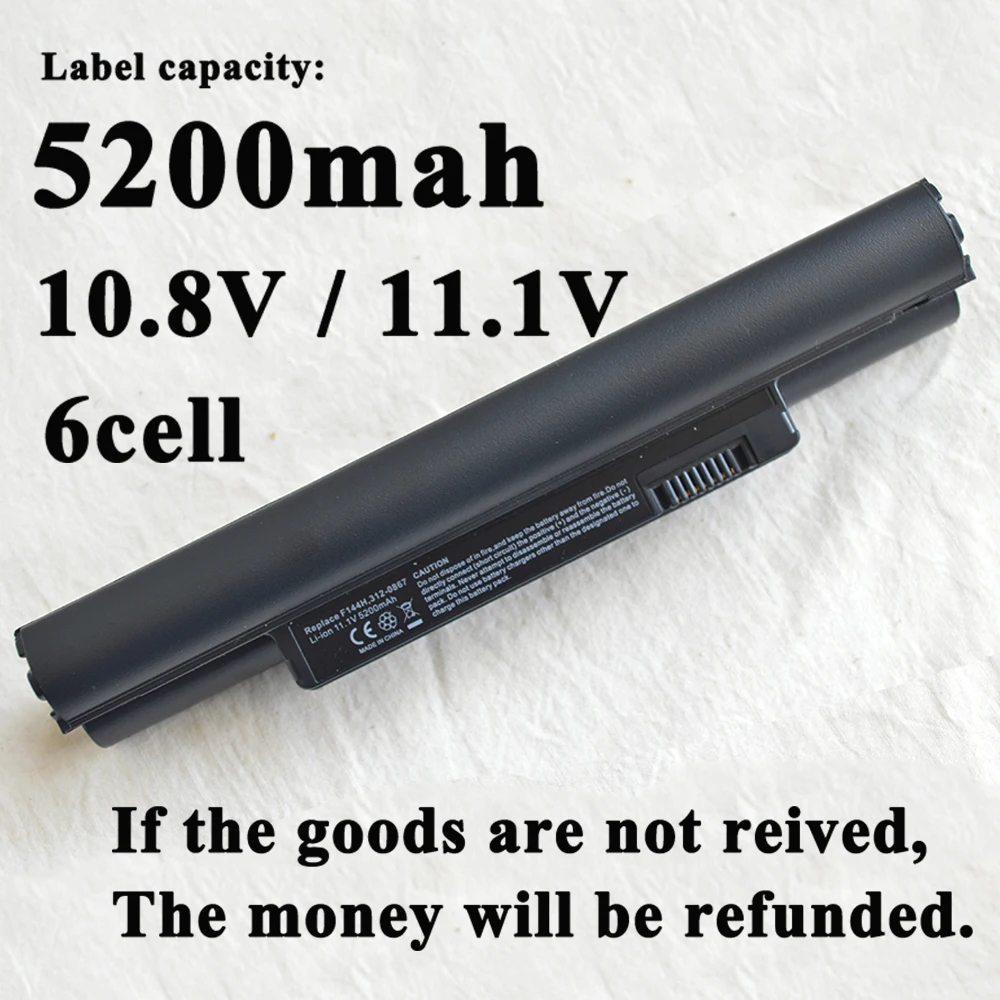 Аккумулятор для ноутбука F144H F707H F114M F802H H776N K711N T745P Dell Inspiron Mini 1011 F144M M457P M525P T746P A2990652 A3001068|Аккумуляторы ноутбуков|