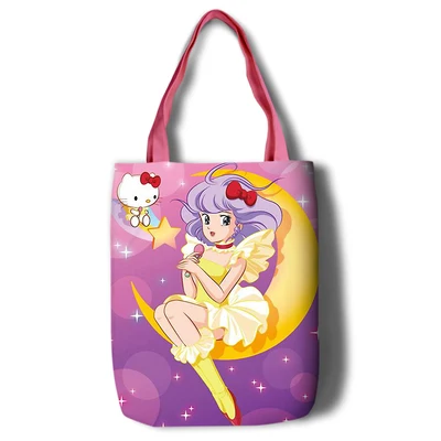Creamy Mami японская женская Большая вместительная сумка-тоут, Холщовая Сумка на плечо, портативные пляжные сумки для покупок, Повседневная Сумка-тоут Feminina - Цвет: 10