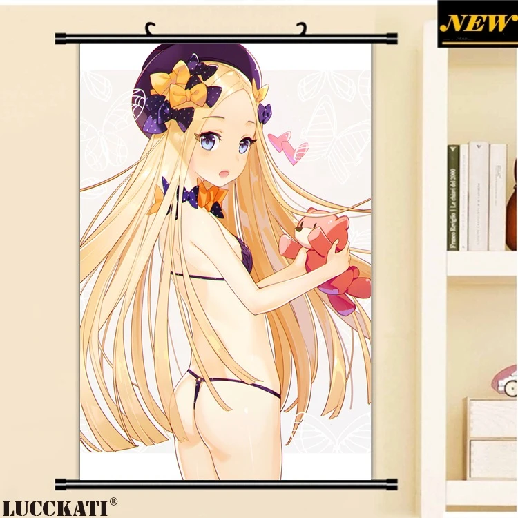 40 60センチfateグランド注文外国人アビゲイル ウィリアムズロリ漫画アニメ掛り絵画壁紙ポスタースクロールキャンバス絵画 Canvas Painting Wall Picturescartoon Wall Painting Aliexpress