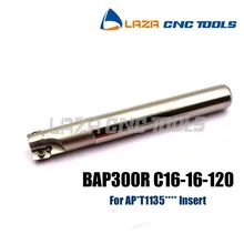 BAP300R C16-16-120-2T фрезерование с боковым резцом для фрезерного станка, обувь по заводским ценам, 120 мм Концевая фреза для APMT/APKT1135 вставка