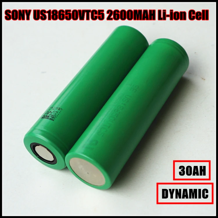 100% для SONY US18650 VTC5 2600mah 3 6 V 7 динамические литий-ионные аккумуляторы (бесплатное