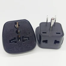 1to2 Универсальный дорожный адаптер AU UK С EU на US адаптер конвертер 3 Pin AC power Plug дорожный переходник бытовые вилки