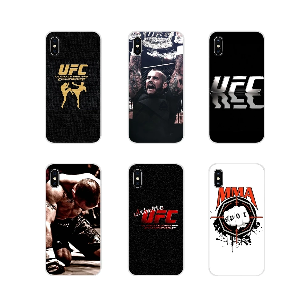 

Transparent TPU Shell Covers For Huawei G7 G8 P7 P8 P9 P10 P20 P30 Lite Mini Pro P Smart Plus 2017 2018 2019 cool boxing ufc mma