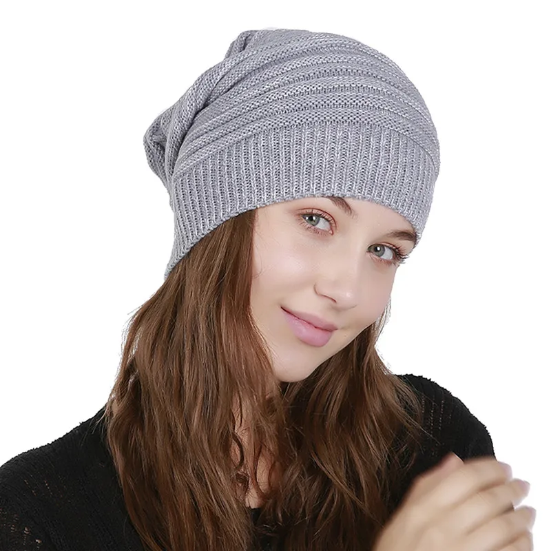Модные тонкие плиссированные разноцветные шапки s для женщин и мужчин, зимние осенние вязаные шапки, теплые шапки s Skullies, вязаные стильные уличные шапки