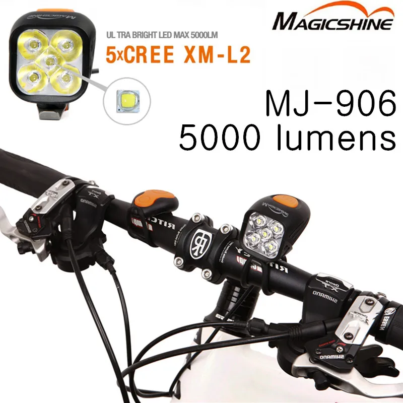 Magicshine MJ 906 велосипед светильник 5000 люмен Беспроводной удаленный контроль фары и