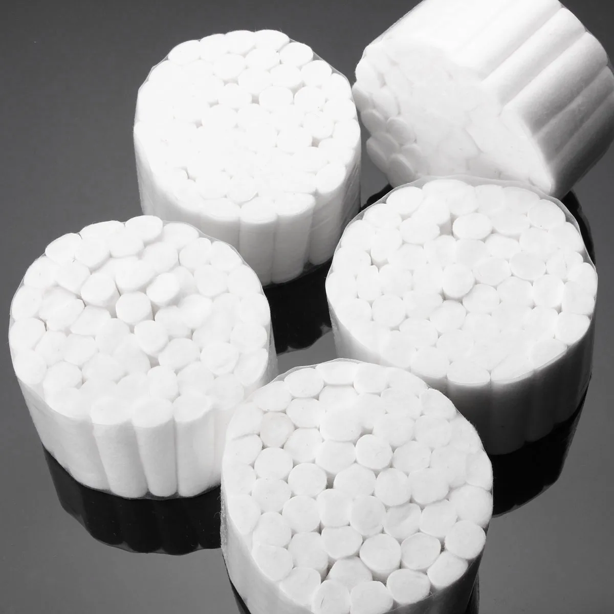 

250pcs/lot Disposable Dental Cotton Rolls Absorbent Medical Surgical Haemostasis Absorb Slobber 10*38mm Dentist Supplies