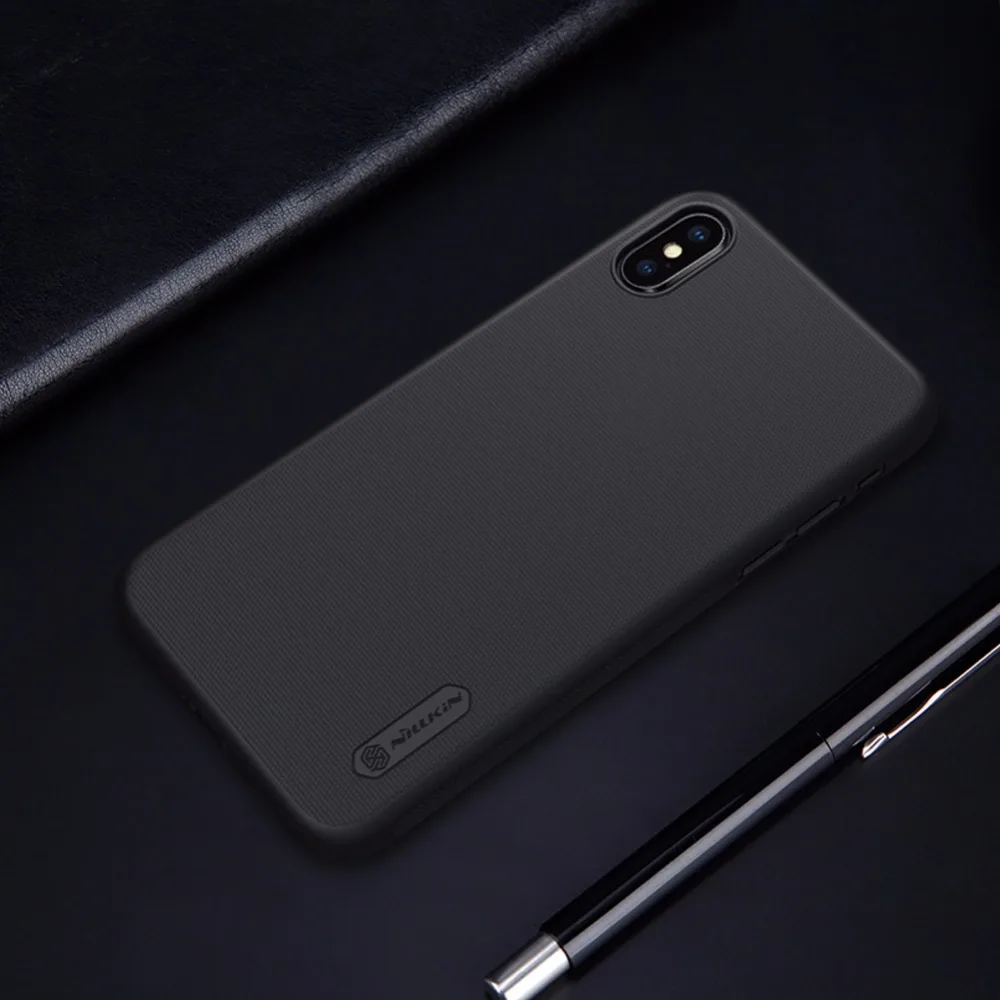 Case For iphone XS Max X XR 8 plus NILLKIN Super Frosted Shield matte back cover case for iphone xs iphone 8 silicone case