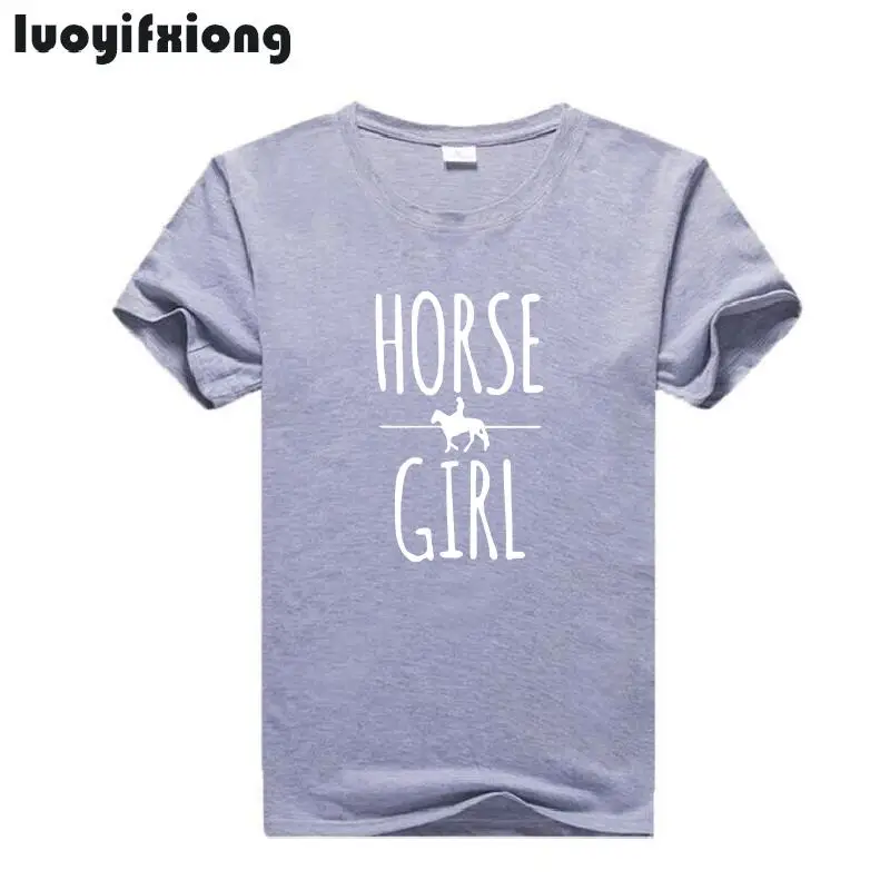 Летняя женская футболка с коротким рукавом, футболка с принтом верховой лошади для девочек, женская одежда, футболки с изображением лошади для девочек, женские топы