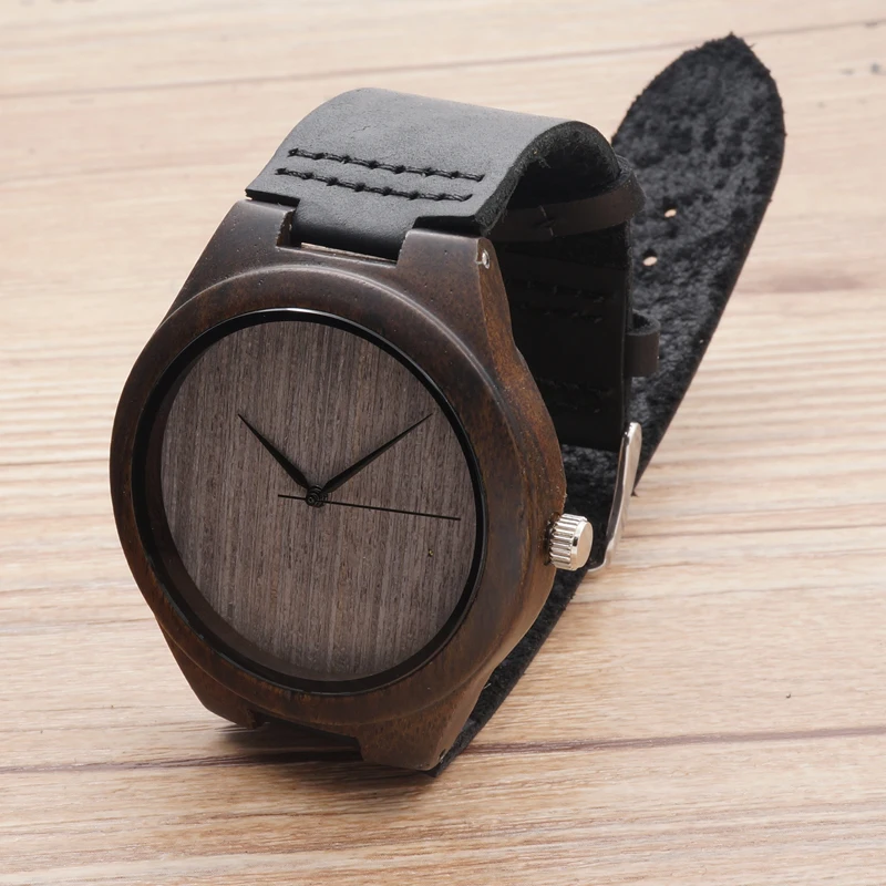 BOBOBIRD Limited Edition Bamboo Wooden Watches Men's Luxury Brand Designer Watch Leather Band Quartz Watches for Men In Gift Box