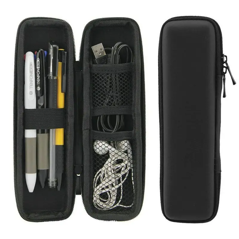

New Travel Makeup Bag EVA Hard Shell Pen Box School Stationery Pouch Pencil Bags Large Capacity Office Supplies Pen Case Holder