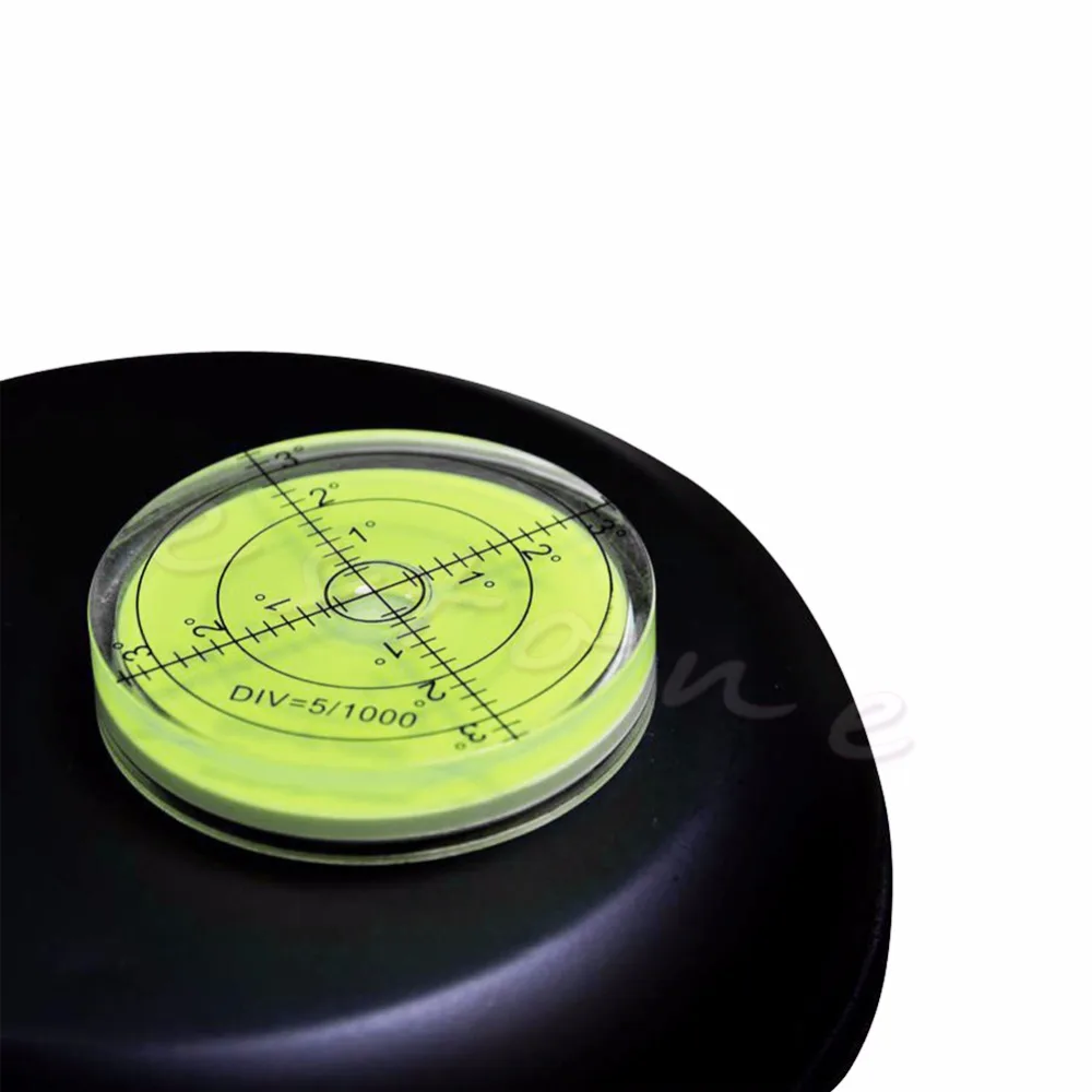 

60mm*12mm PMMA Spirit Bubble Degree Mark Surface Level Round For Measuring Tool