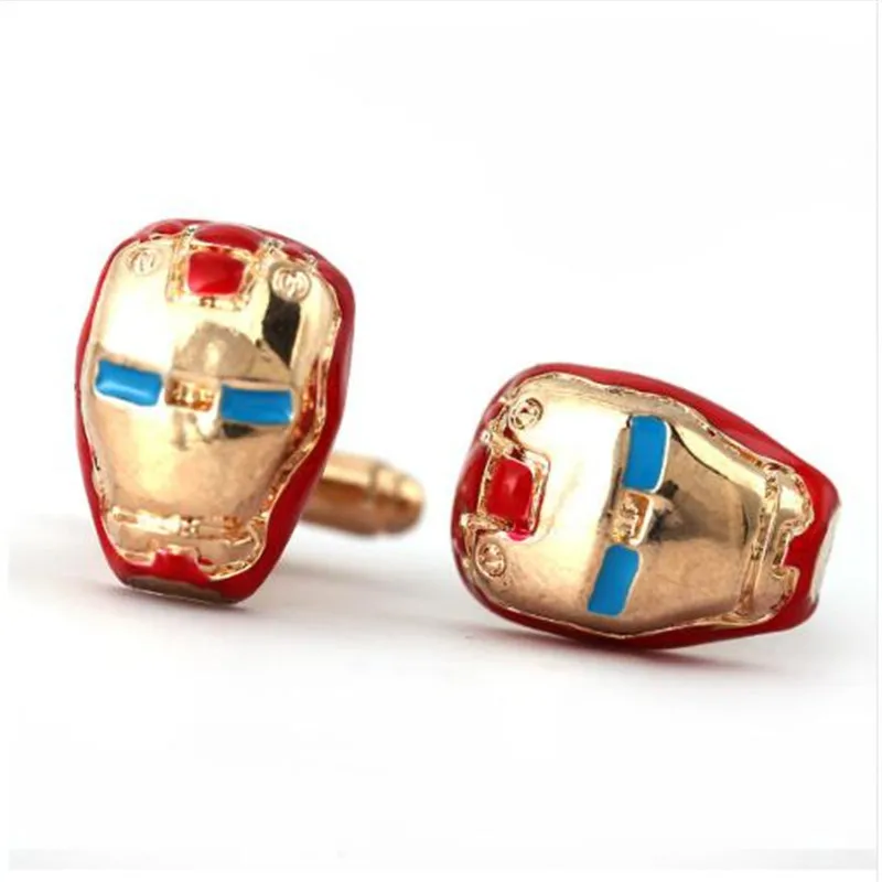 J Store 12 пар/лот,, модные запонки, Железный человек, Мстители, запонки, французская рубашка, рукав, женская, мужская, свадебная