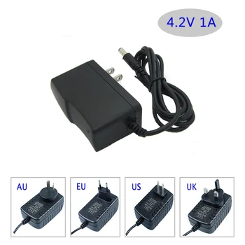 

DC 4.2V 1A Smart Intelligent Charger Li-ion LiPo Battery Lic power supply 5.5*2.1mm adapter.AU/EU/UK/US plug available
