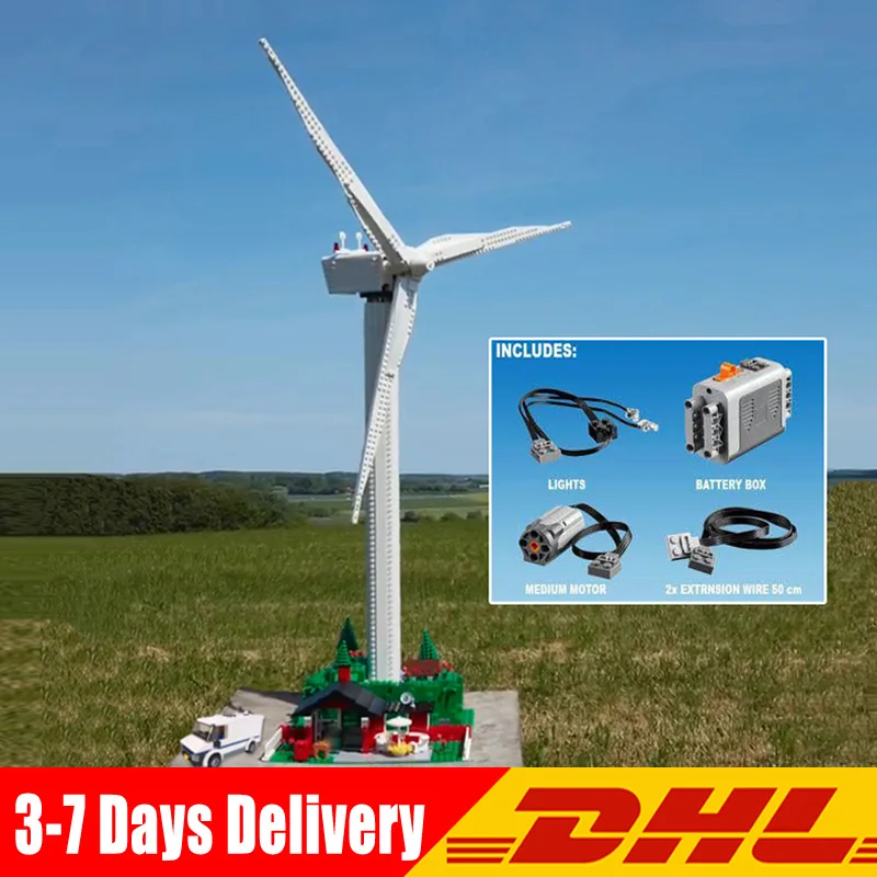 

Lpein 37004 Windmill Turbine with Motor Function Model Building BlocksToys Christmas Birthday Gifts Compatible Legoingly 10268