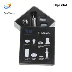 2in1 Cloupor Cloutank M3 воск и сухой травы vaporizador форсунки с стеклянная 510 нить cloutank воск испаритель электронная сигарета