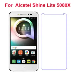 2 шт. для Alcatel Shine lite закаленное Стекло Экран протектор ЖК-дисплей спереди чехол пленка для Alcatel Shine Lite 5080X5,0 ''мобильный телефон