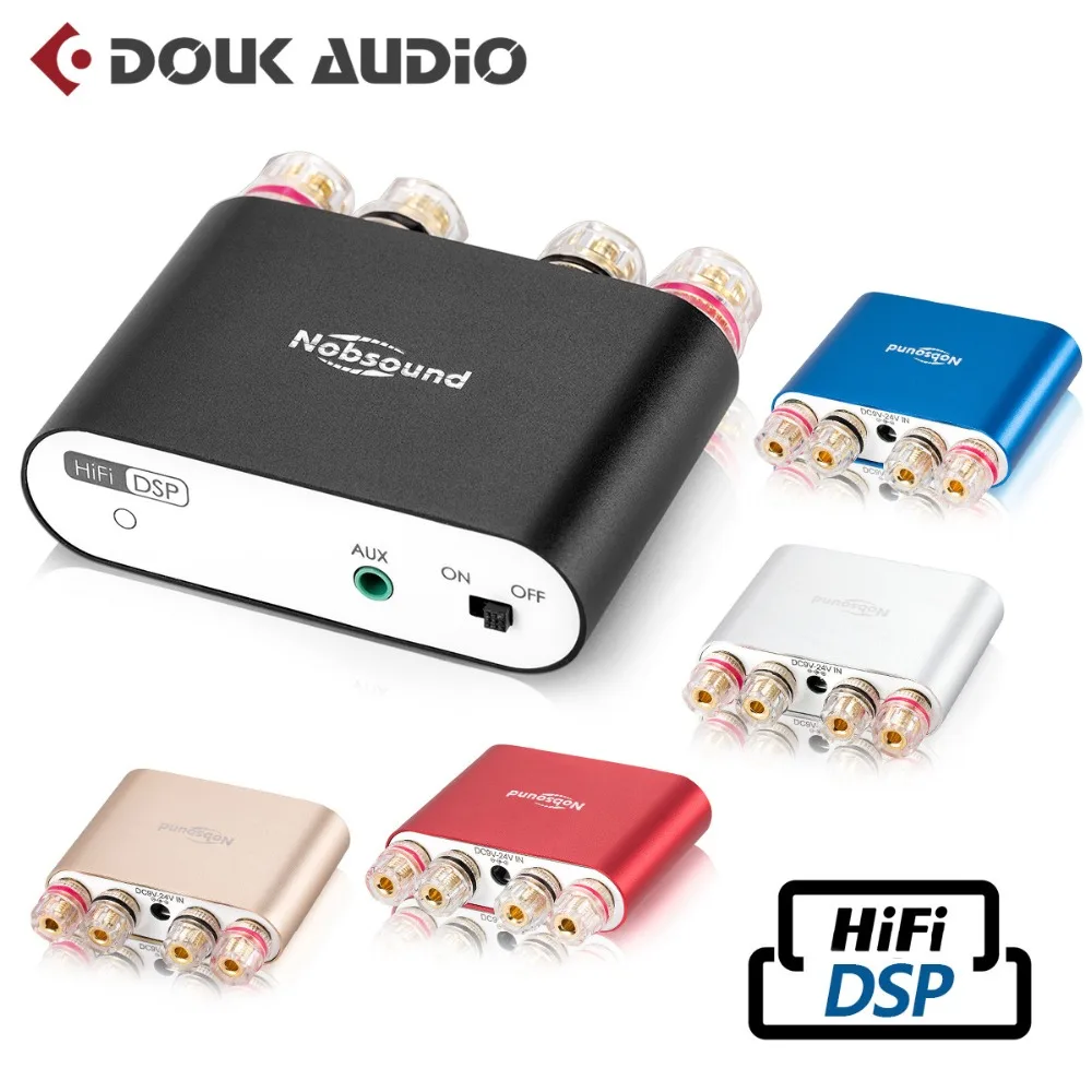 

2019 Latest Nobsound NS-10G Pro Mini Bluetooth 4.2 DSP Digital Power Amplifier Stereo HiFi Audio AMP 50W+50W