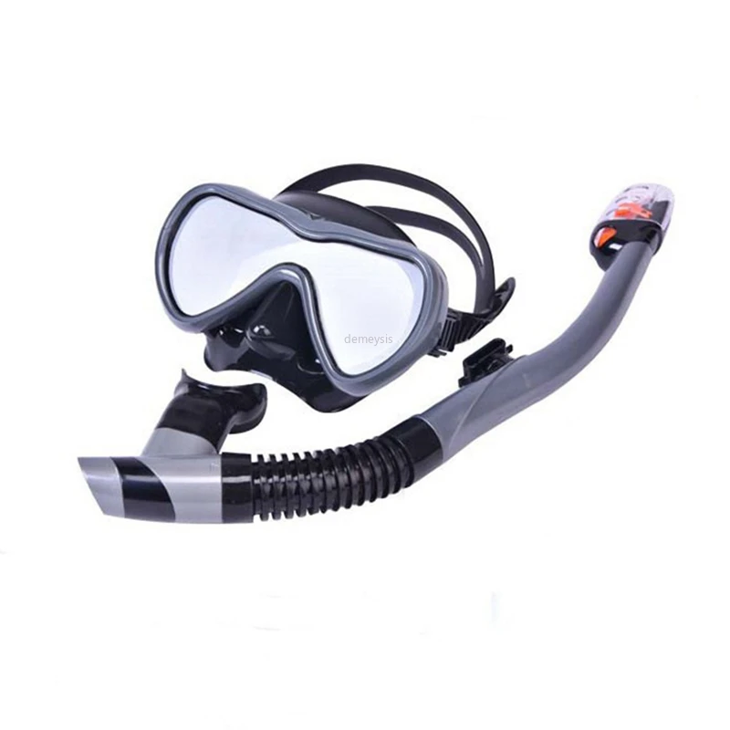 Подводное плавание дыхательные трубки для маски Анти-противотуманные очки силиконовая маска для подводного плавания для мужчин и женщин