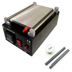 Uyue – Machine de séparation d'écran LCD Max 7 pouces avec pompe intégrée 110/220V, corps en métal et verre, avec fil de coupe 50M, 948Q 
