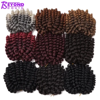 

Ombre Jumpy Wand Curl Crochet Braids 22 Strands Jamaican Twist Braid Crochet Synthetic Hair Extension Beyond Beauty