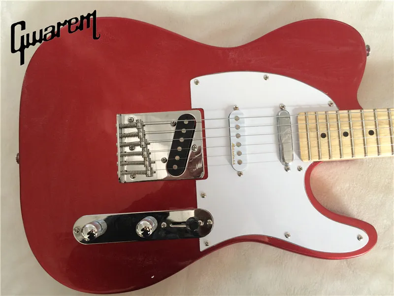 Электрическая гитара/Gwarem Lucky Star гитара Tele/красный цвет/гитара в Китае