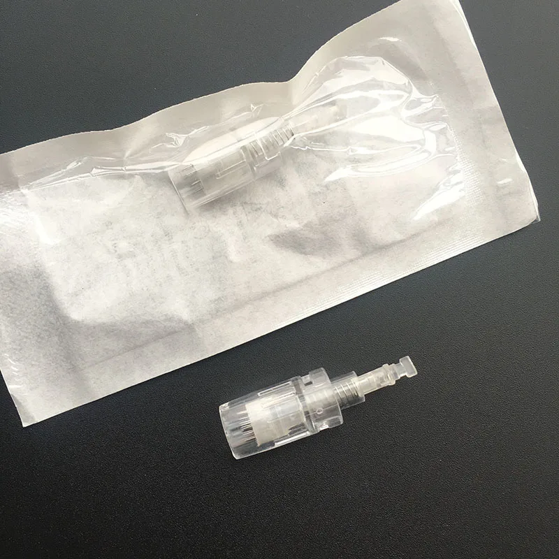 Cartucho para Auto Ponta de Agulha Elétrica Caneta Derma Agulhas Baioneta 12 Pinos Mym Microneedle Tatuagem 50 Pçs 8 High Quality Beleza e saúde