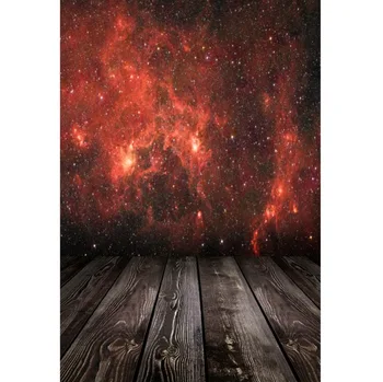 

Laeacco Dark Wooden Board Shiny Star Starry Fantasy Baby Portrait Photographic Backdrop Photo Backgrounds Photocall Photo Studio