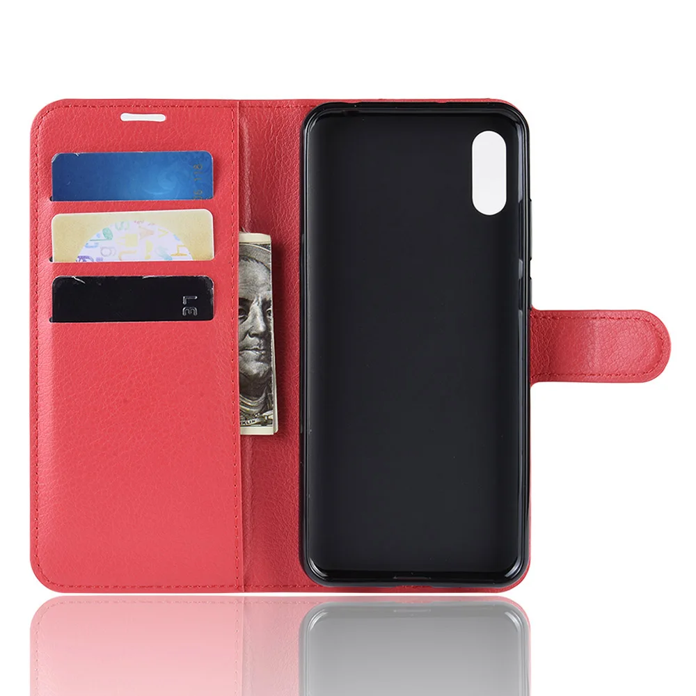 CYBORIS для Huawei Y6 Pro 2019 чехол Кожаный портмоне телефона Funda Coque флип сумочка