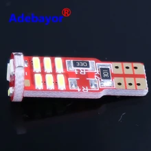 100 pièces Canbus LED T10 W5W 194 4014 SMD 15 Led blanc voiture Auto lumières stationnement dégagement lampe ampoule pas d'erreur intérieur ampoule voiture lumière