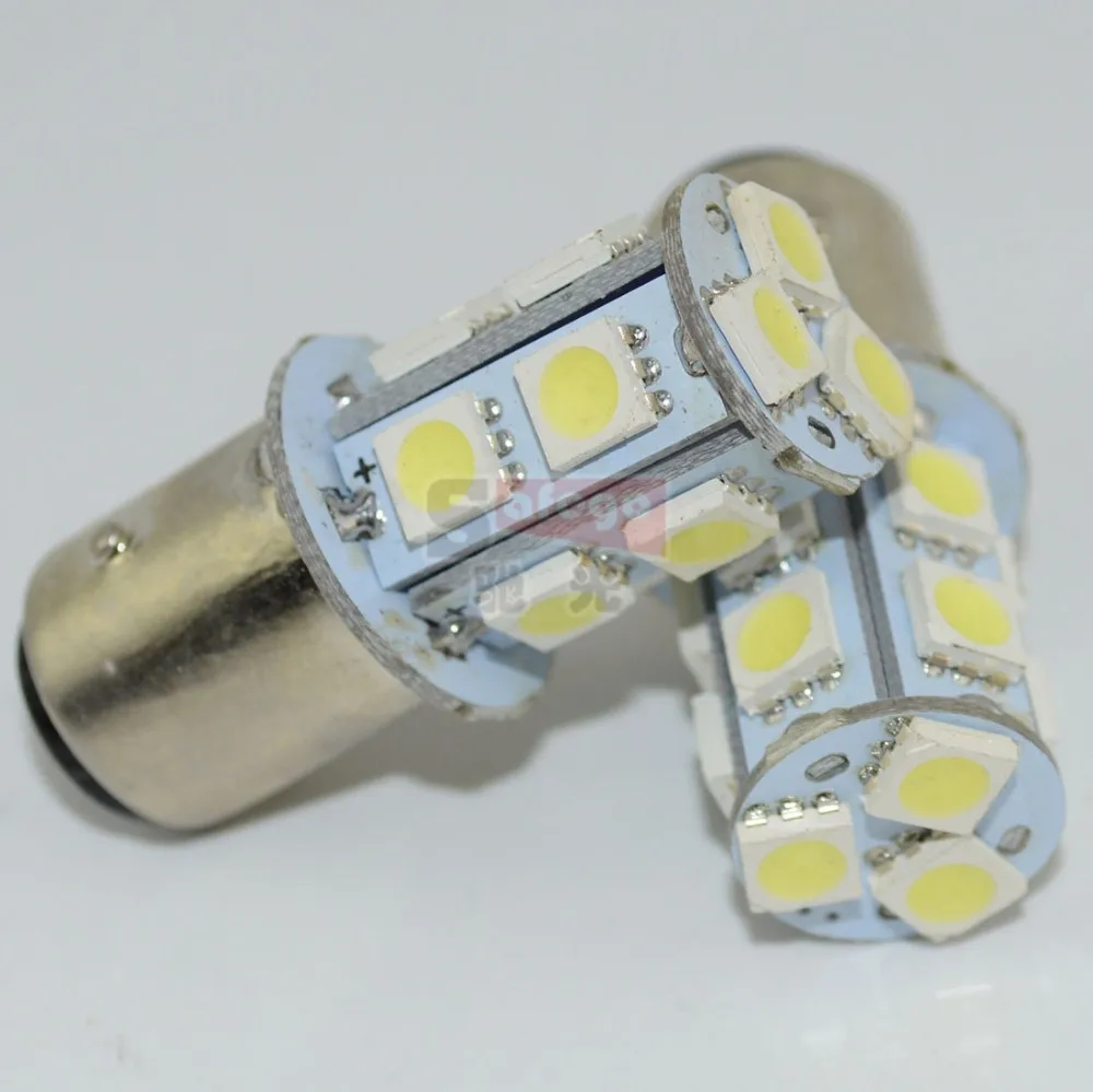 Safego 10 шт. P21W 1156 1157 светодиодный Поворотная сигнальная лампа 5050 13 SMD S25 BAY15D BA15S автомобильный тормозной фонарь светильник s парковка светильник 12V белого цвета