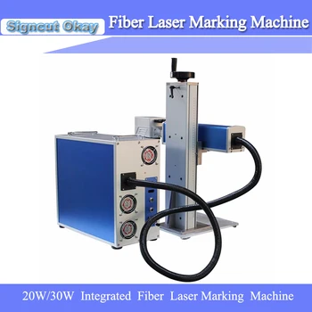 

20W 30W mark Metal Fiber CNC fiber machine mini fiber laser marking machine free Shipping