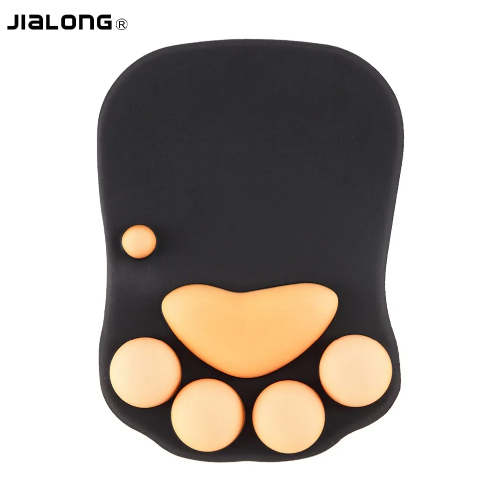 

JIALONG High Quality Mouse Mat With Wrist Support Gel Mousepad Wrist Rest Ergonomic Wrist Cushion Computer Gaming Mouse Pad Desk