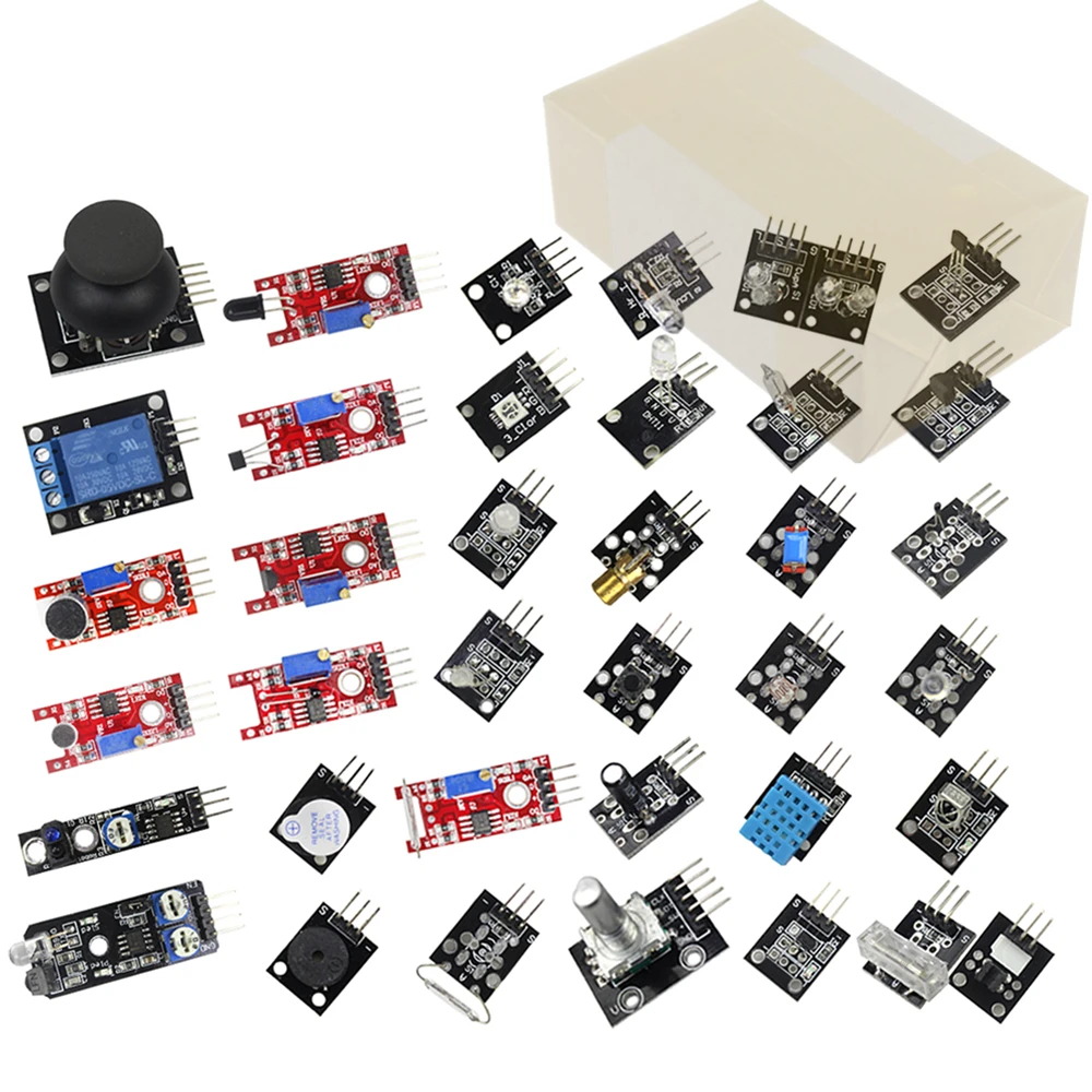 

37 in 1 Sensor Modules 37in1 Kit for arduino UNO R3 MEGA 2560