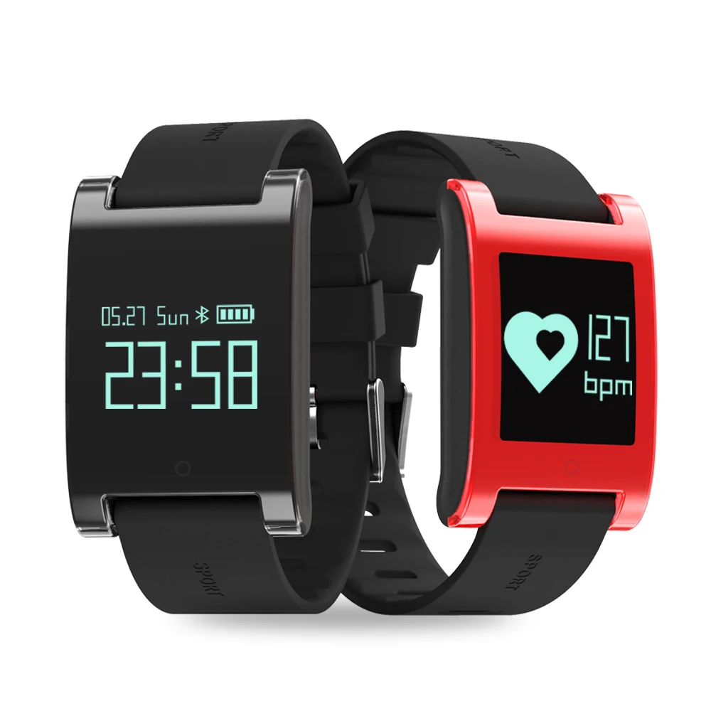 2017 New Style Smart Watch DM68 IP67 Waterproof Bluetooth Smart Band Heart Rate Blood Pressure Monitor