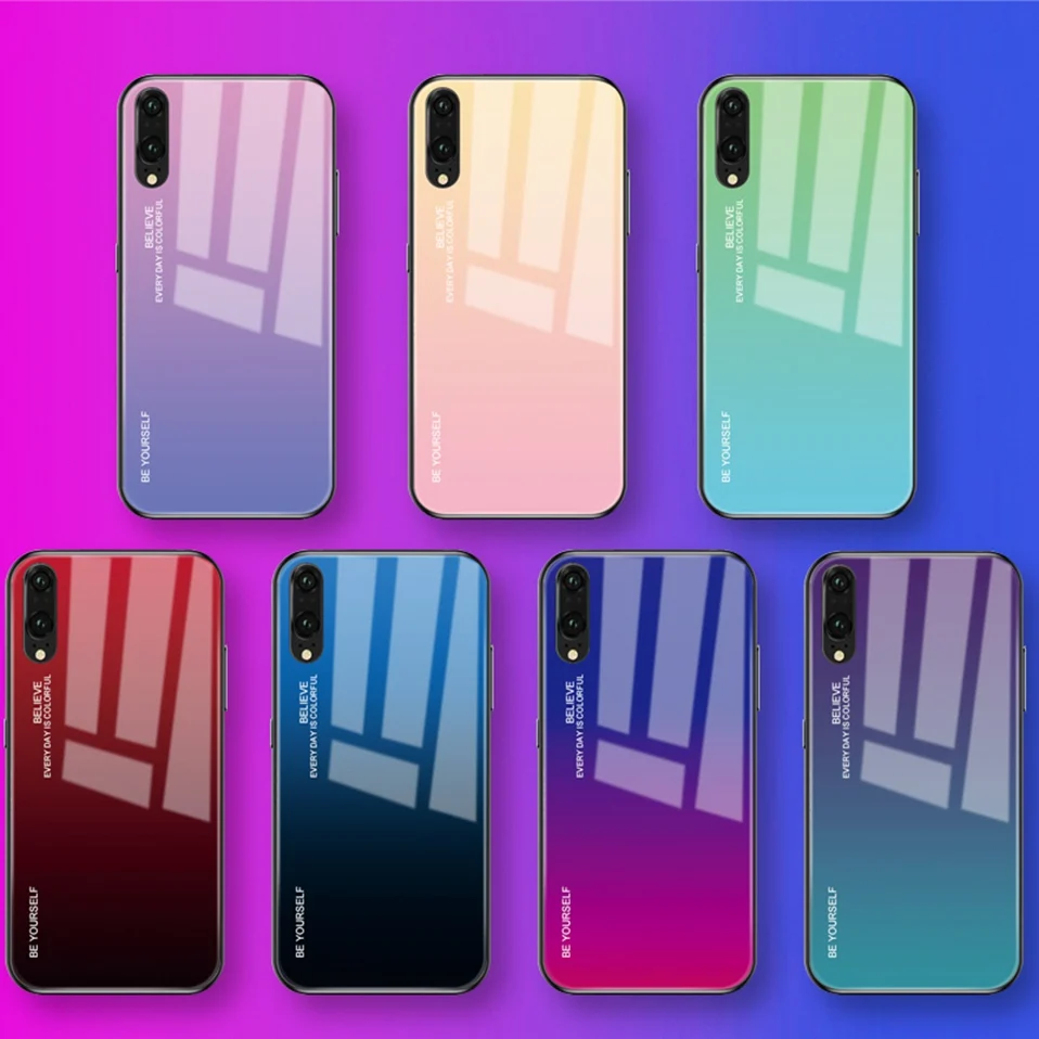Tempered Glass Case For Huawei P20 Lite Cover Luxury Case For Huawei Nova 3 3i P Smart Mate 20 10 pro Honor 10 9 Lite 8X Coque   (7)