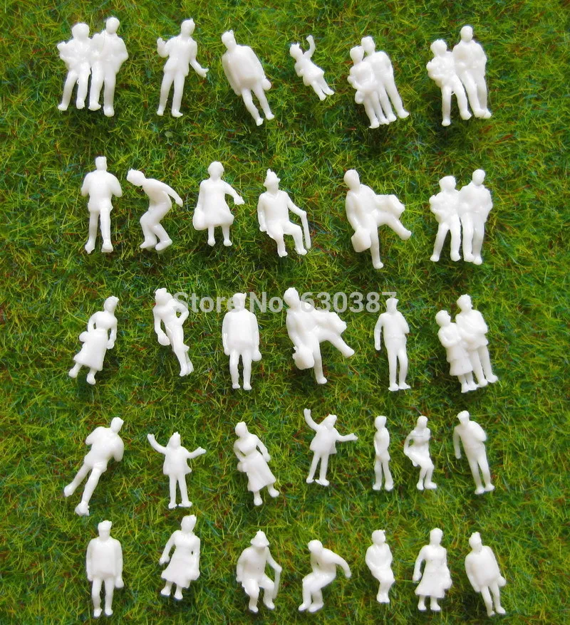 miniature figures for train sets