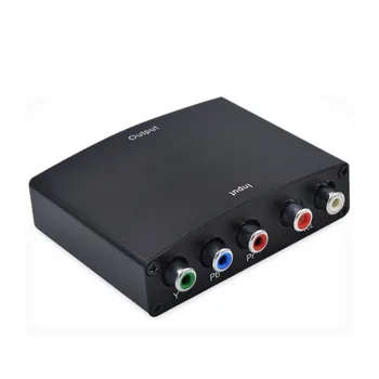 

1080P R/L Audio +Video RGB YPbPr to hdmi converter Adapter PYPbPr component conversor HD For HD TV 1080P HD