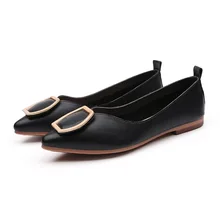 New Women Flat Shoes Fashion Casual Boat Shoes Woman Ballet Flats Slip-on Pointed Toe Large Size Ladies Office Elegant Footwear New Women Flat Shoes Fashion Casual Boat Shoes Woman Ballet Flats Slip-on Pointed Toe Large Size Ladies Office Elegant Footwear
