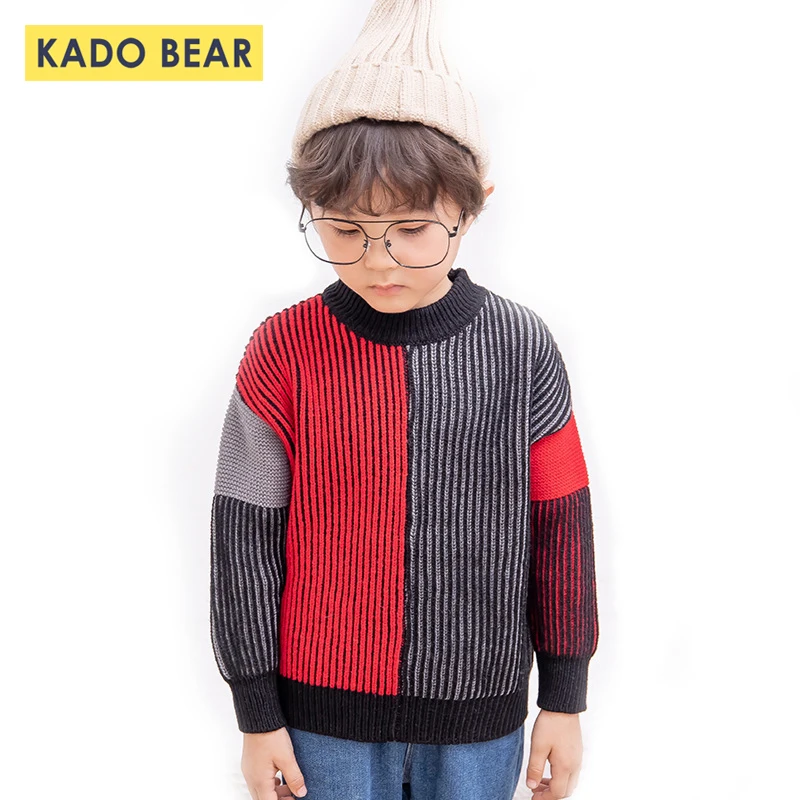 

Baby Girl Knit Toddler Boy Pullover Sweater Korean Winter Clothes Christmas Boys Kids Sweaters Autumn 2018 Children Fashion Tops