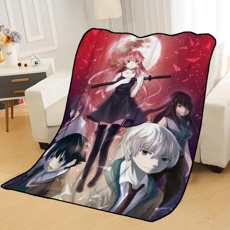 Пользовательские Mirai Nikki Одеяла Пледы одеяло мягкое одеяло летнее одеяло аниме одеяло путешествия одеяло - Цвет: Blanket 11
