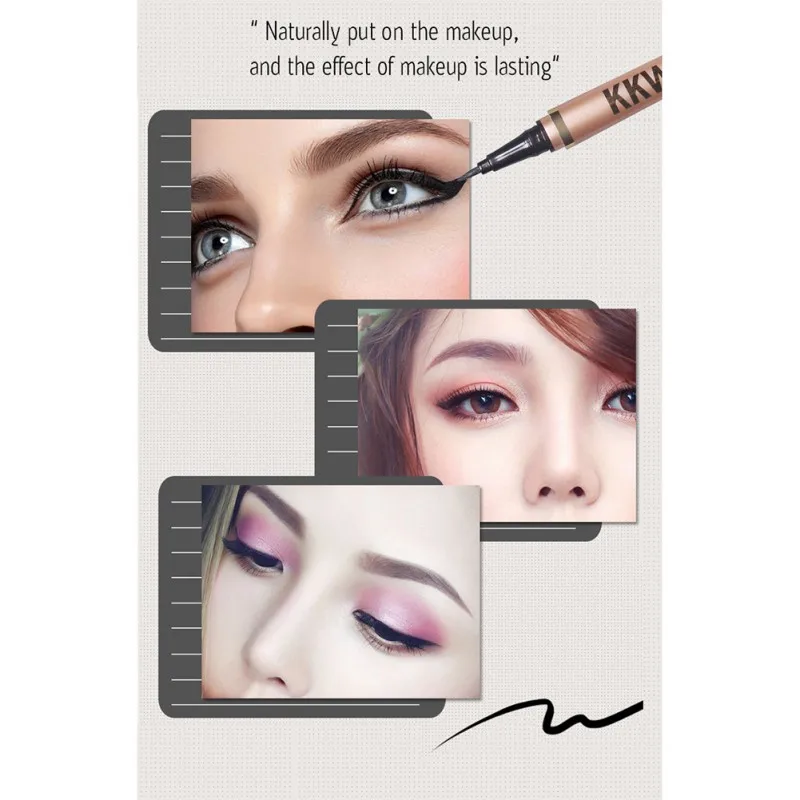

Women Black Liquid Eyeliner Pen Eyes Makeup Waterproof Eye Liner Pencil Eyeliners Liquid Pens Cosmetics High Quality