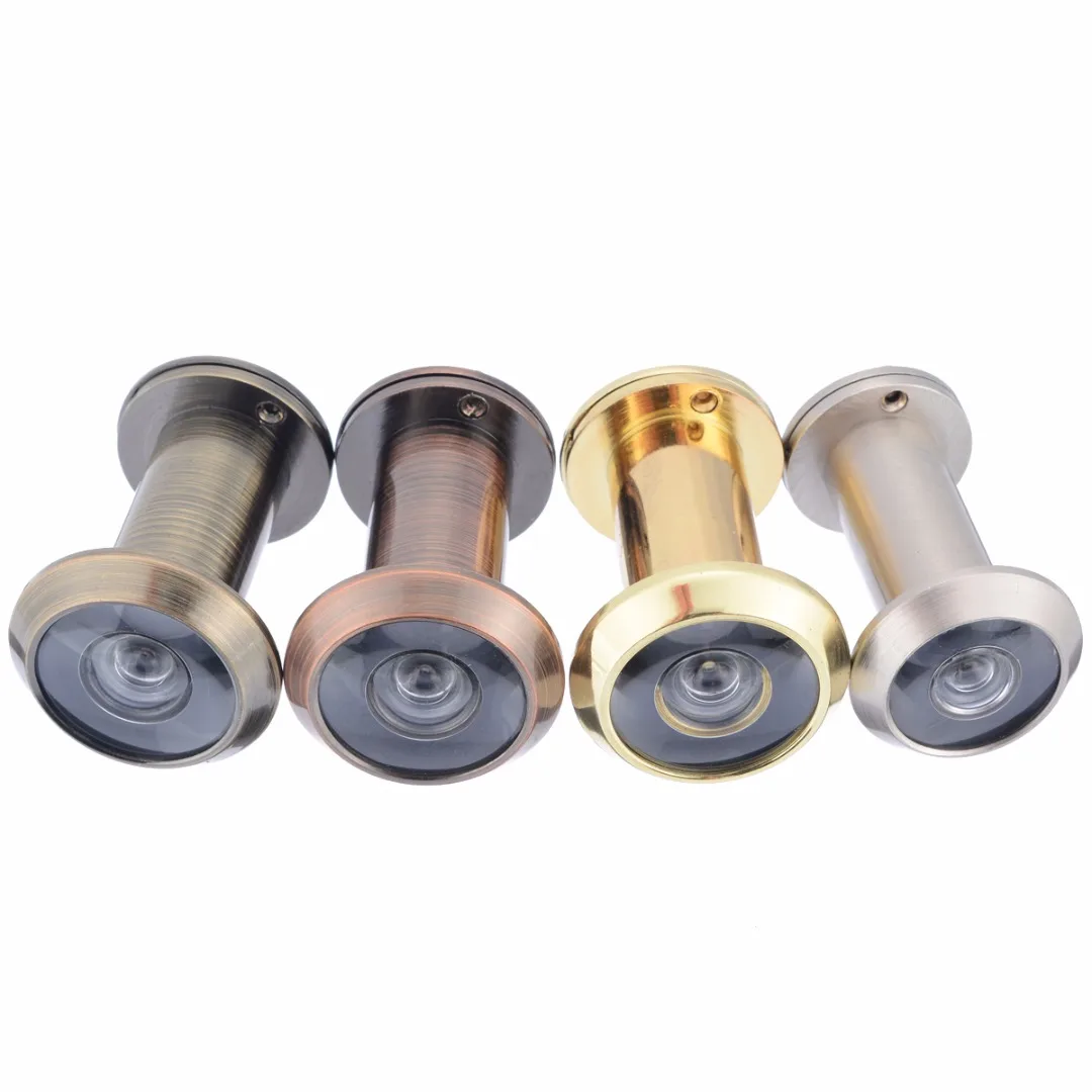 200 Degree Adjustable Door Eye Spy Home Security Door Viewer Anti-Theft Door Peephole Door Hardware