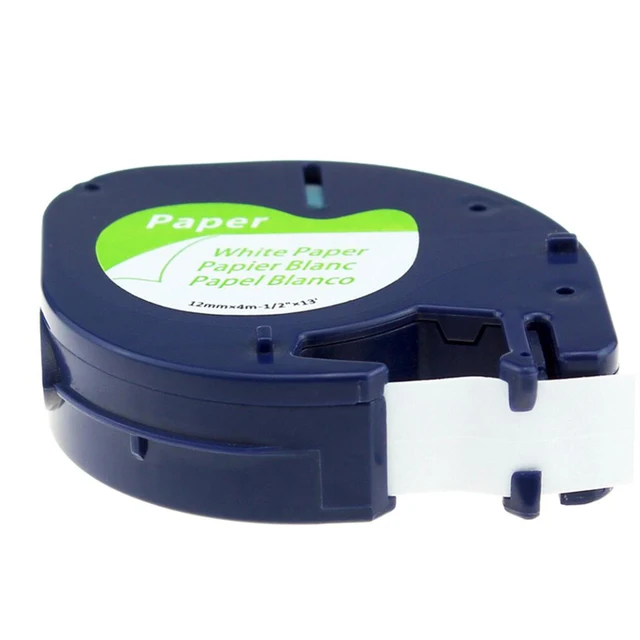 Best Offers 10 packs 12mm Black on White 91200 compatible label tapes for dymo label printers Best Offers 10 packs 12mm Black on White 91200 compatible label tapes for dymo label printers