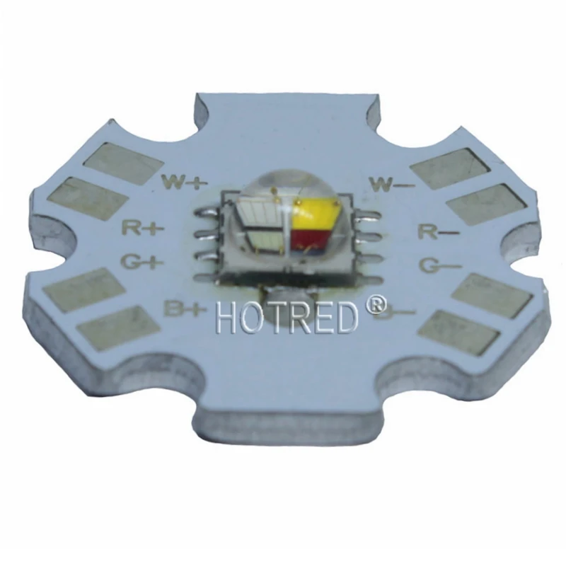 5pcs Cree XLamp XM-L RGBW RGB Warm White Color LED Emitter 4-Chip 20mm Star PCB