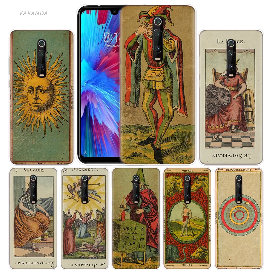 

Tarot Cards Reading Case for Xiaomi Redmi Note 7 7S K20 Y3 GO S2 6 6A 7A 5 Pro MI Play A1 A2 8 Lite Poco F1 Silicone Phone Bags
