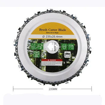 

1PC Grinder Disc Chain 9 inch Wood Carving Disc Angle Grinder Chain Cutter Tool Saw for Lawn Mower
