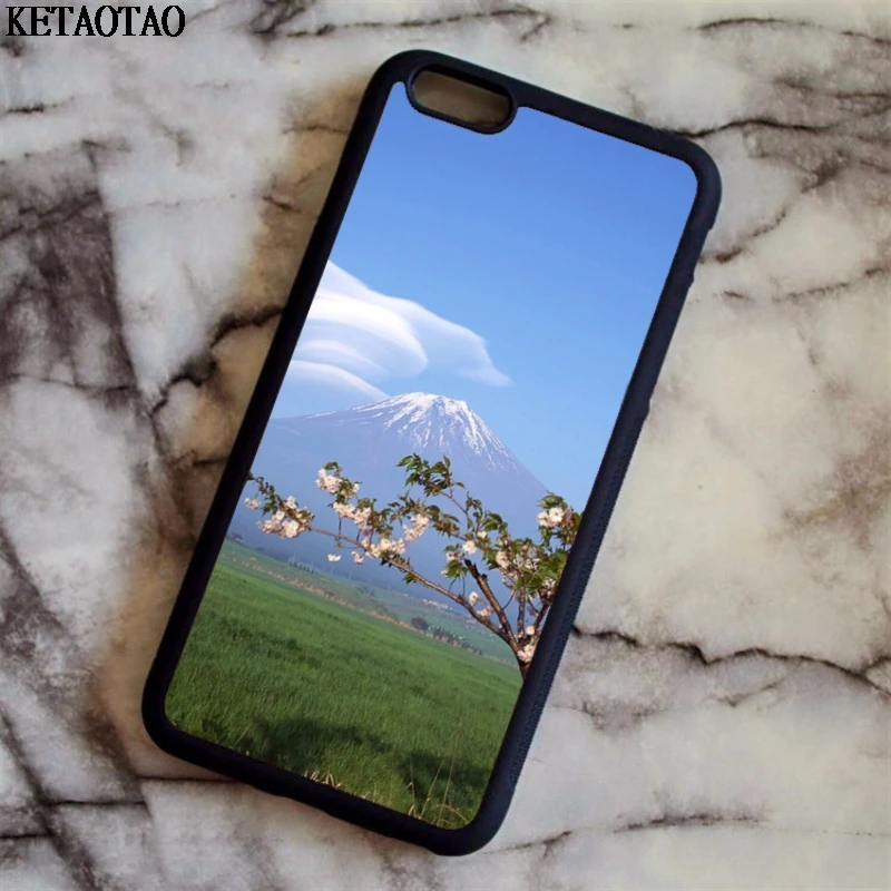 KETAOTAO Arriere Peint фрукты Montagne De Neige Телефон чехол для iPhone 5/6 s/7/8/X/плюс samsung мягкий