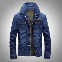 Brand jeans jacket Spring Autumn mens jackets and coats fashion European cowboy style denim jacket men jaqueta jeans masculina