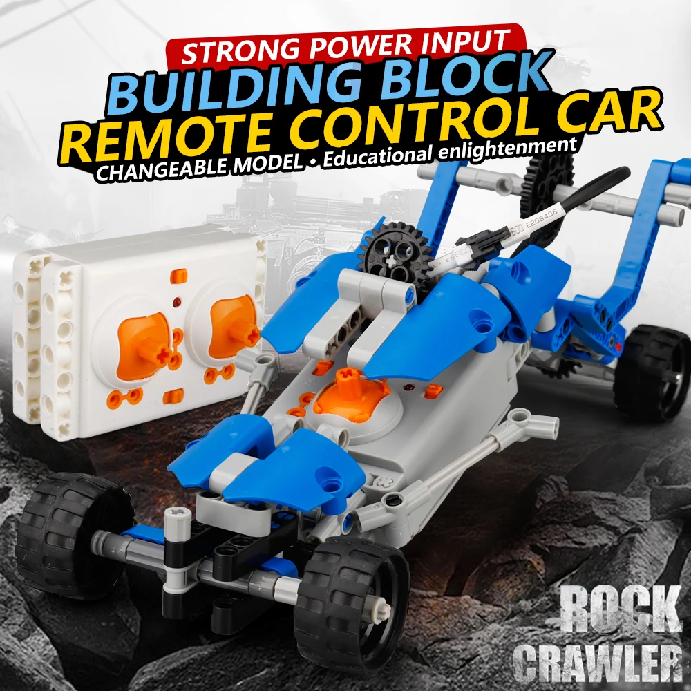 

DIY building blocks rc car educational enlightenment 1:16 2.4g remote control car funny Changeable model for boy birthday gift